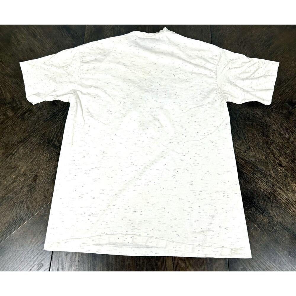 Vtg Guess T-Shirt Men's L White Graphic 80s 90s Georges Marciano Streetwear USA - Picture 7 of 7